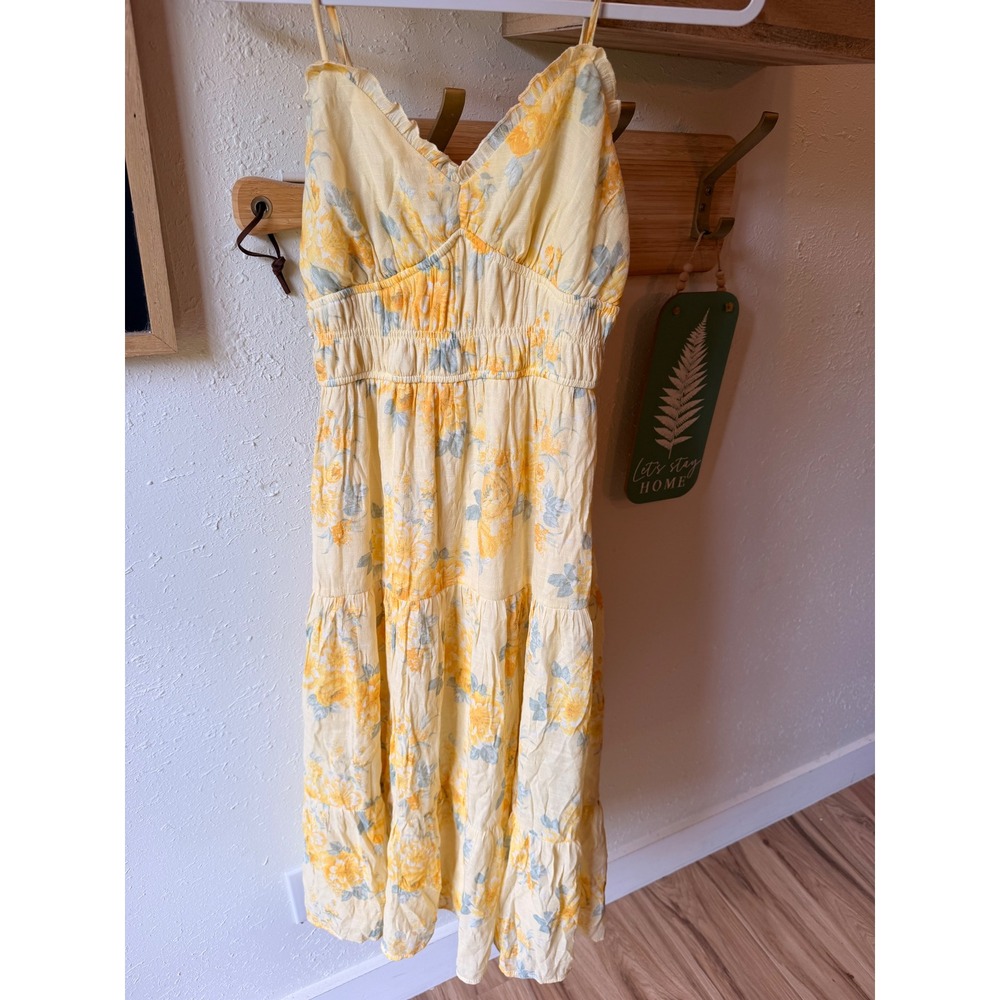 Trixxi Yellow Floral Dress